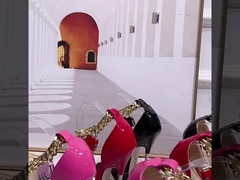 মহিলা হাই হিল স্যান্ডেল আল্ট্রা হাই পয়েন্ট পাতলা হাই হিল ফ্যাশনেবল মহিলা জুতা